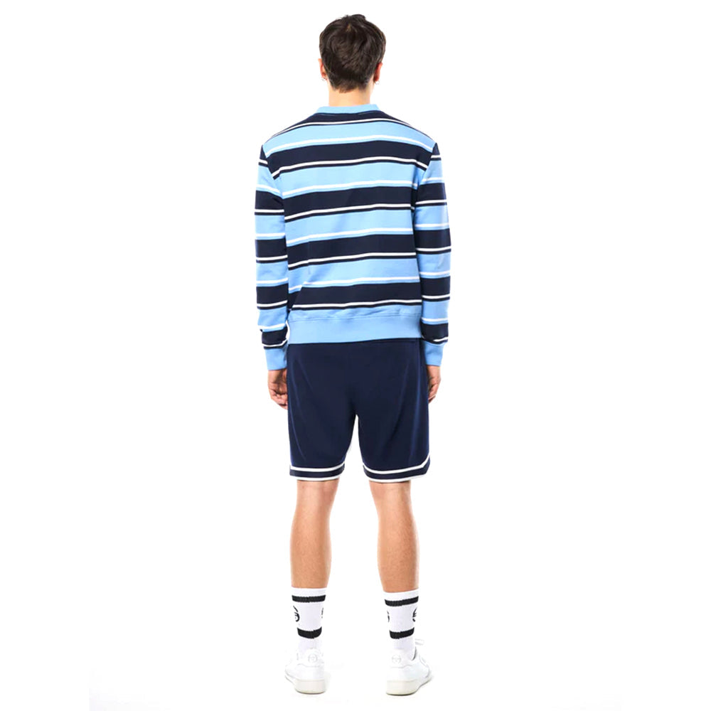 Sergio Tacchini Strisce Stripe Crewneck | Maritime Blue
