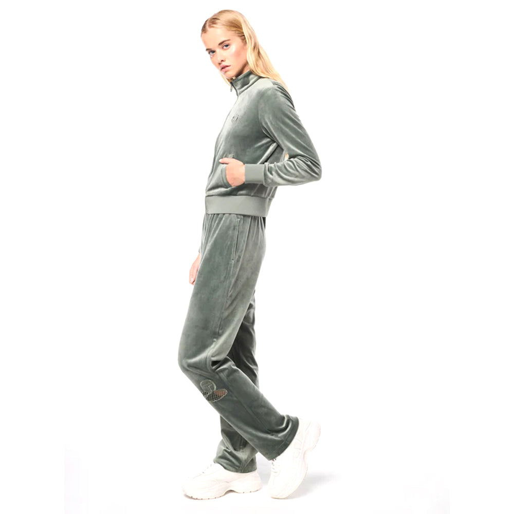 Sergio Tacchini Nuvola Velour Track Jacket | Agave Green