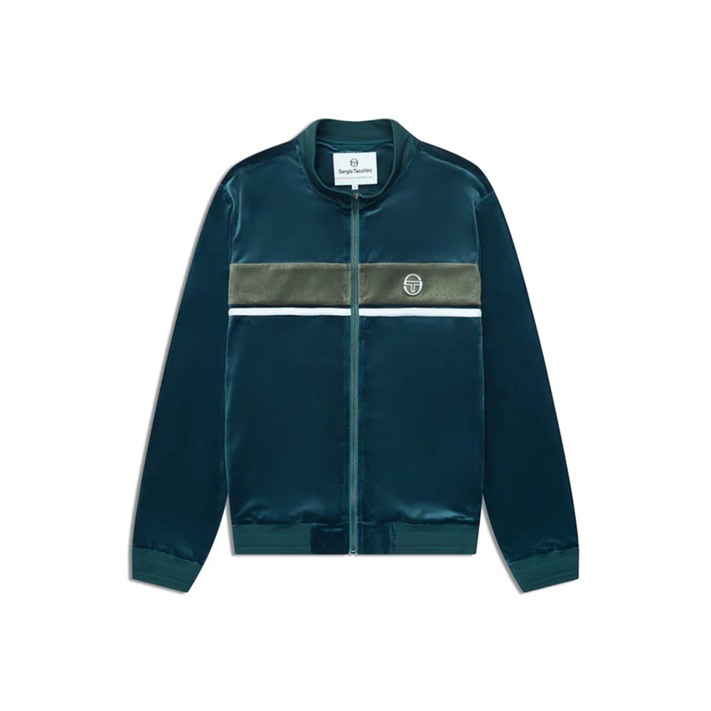 Sergio Tacchini Forato Velour Track Jacket | Mediterranea