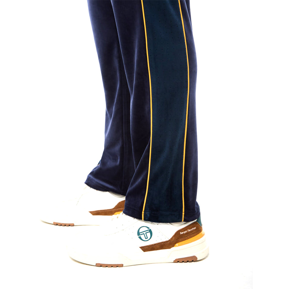 Sergio Tacchini Forato Velour Track Pant | Maritime Blue