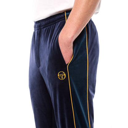 Sergio Tacchini Forato Velour Track Pant | Maritime Blue