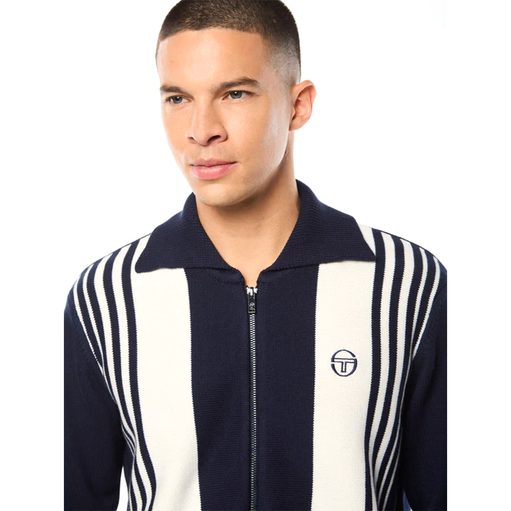 Sergio Tacchini Cipri Knit Cardigan | Maritime Blue