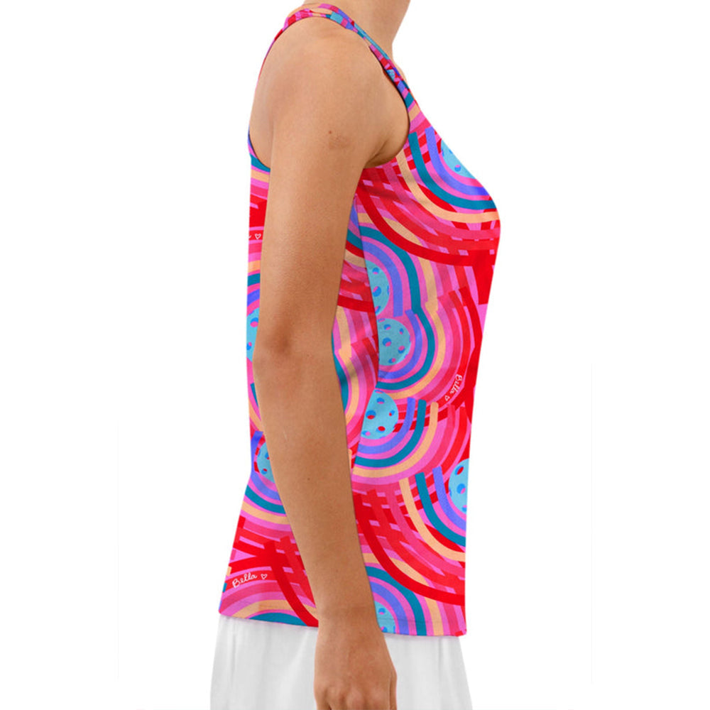 Picckleball Bella Racerback Tank Circle