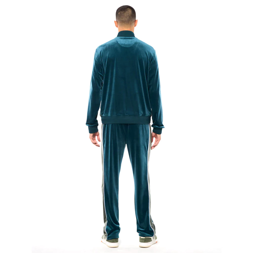 Sergio Tacchini Forato Velour Track Jacket | Mediterranea