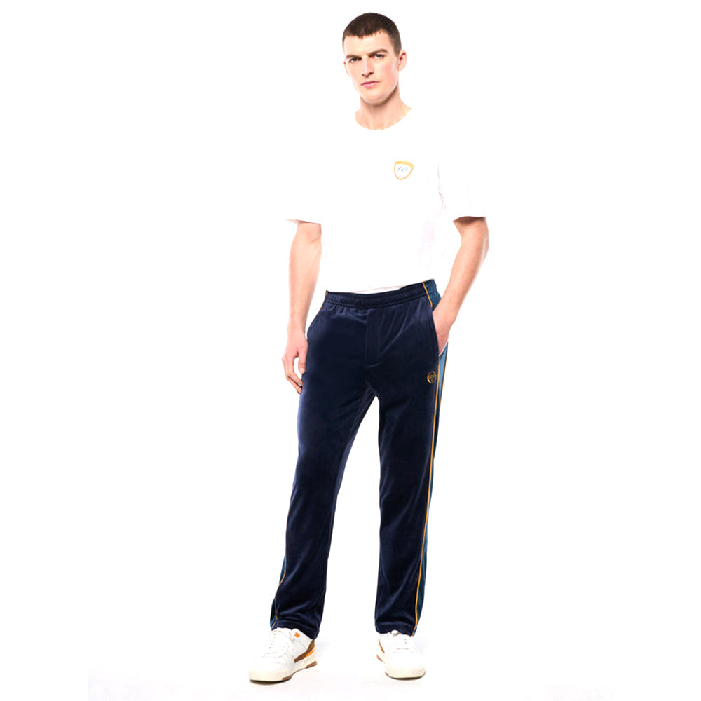 Sergio Tacchini Forato Velour Track Pant | Maritime Blue