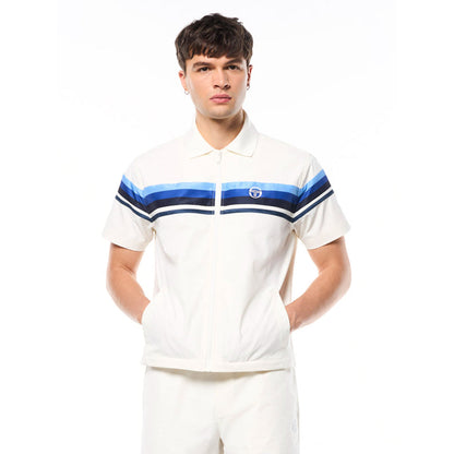 Sergio Tacchini Striscia Short Sleeve Track Jacket | Gardenia