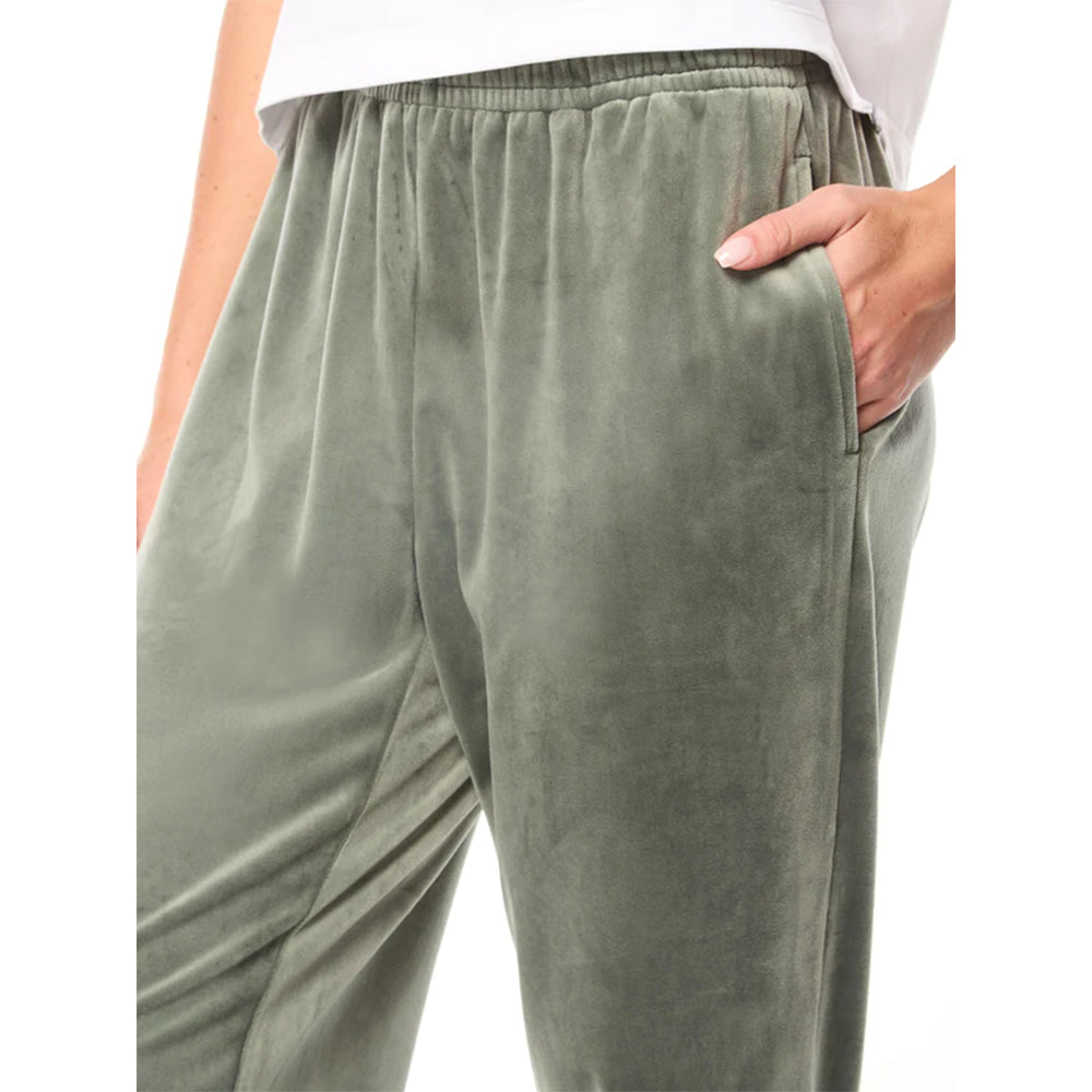 Sergio Tacchini Nuvola Velour Track Pant | Agave Green