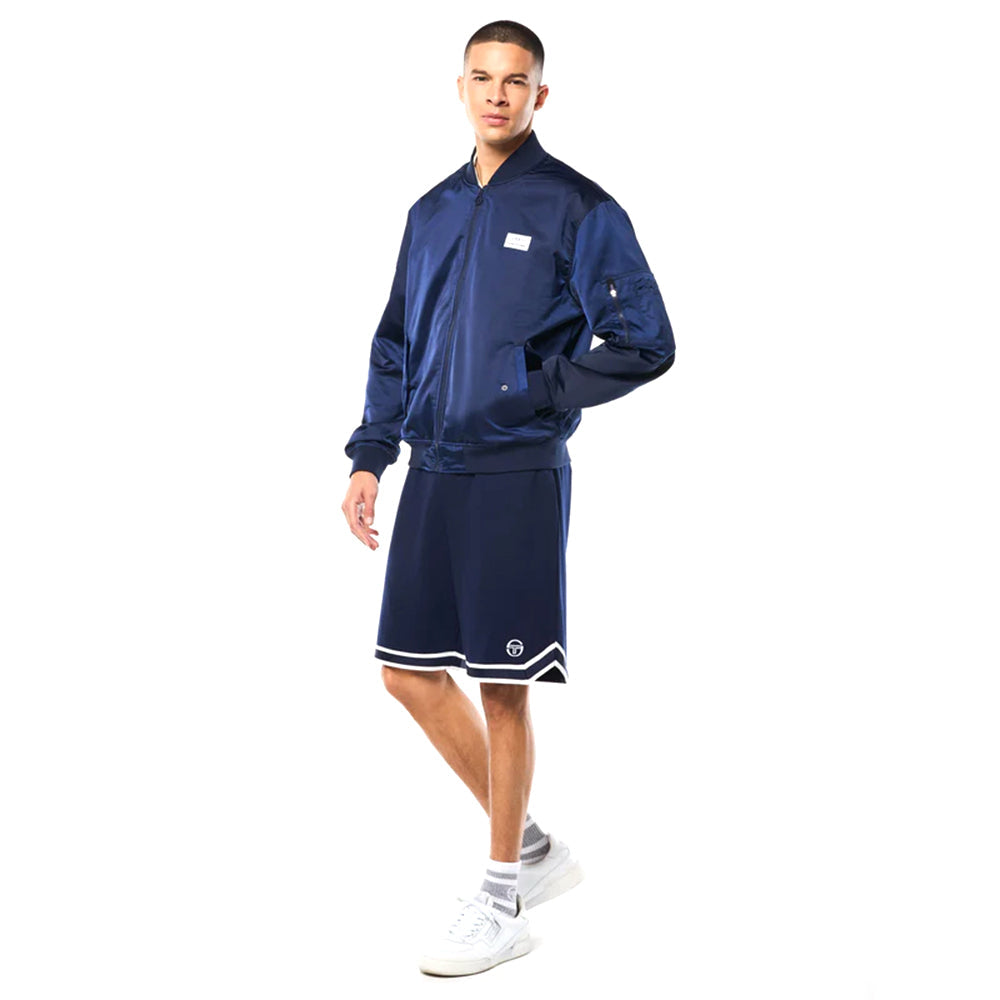 Sergio Tacchini Piano Bomber Jacket | Maritime Blue