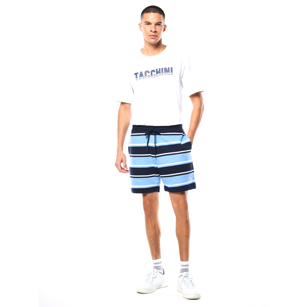 Sergio Tacchini Strisce Stripe Short | Maritime Blue
