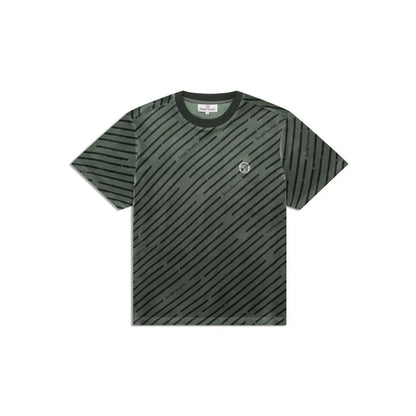 Sergio Tacchini Obliquo Velour Shirt | Agave Green