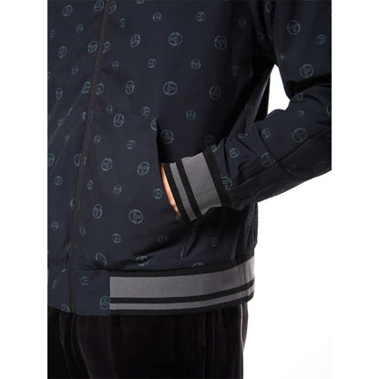 Sergio Tacchini Viaggioa Reversible Velour Track Jacket | Black Beauty