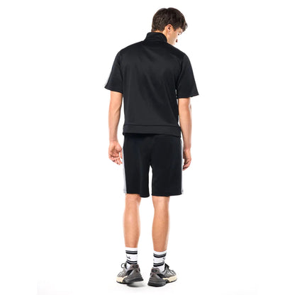 Sergio Tacchini Viscotti Short Sleeve Track Jacket | Black Beauty