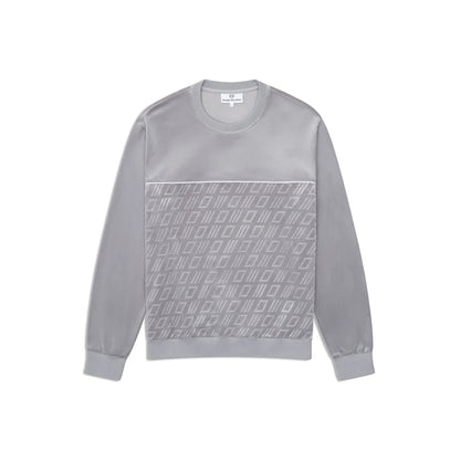 Sergio Tacchini Bandiera Debossed Velour Crewneck | Sleet