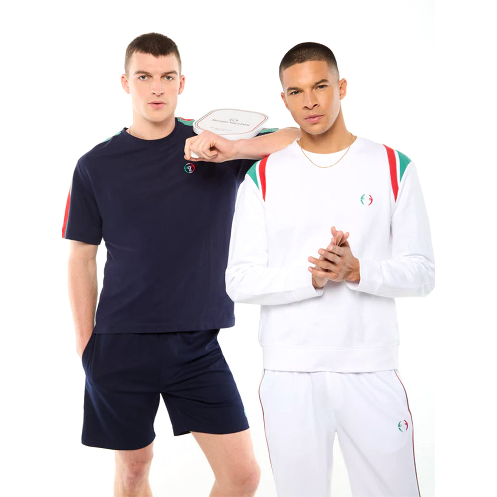 Sergio Tacchini Eredita Crewneck | Brilliant White