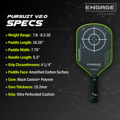 Engage Pickleball Pursuit V2.0 Pickleball Paddle