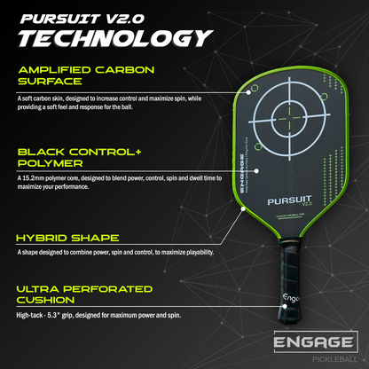 Engage Pickleball Pursuit V2.0 Pickleball Paddle