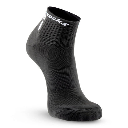 GripSocks for Golf - 1/4 Crew Height - Black