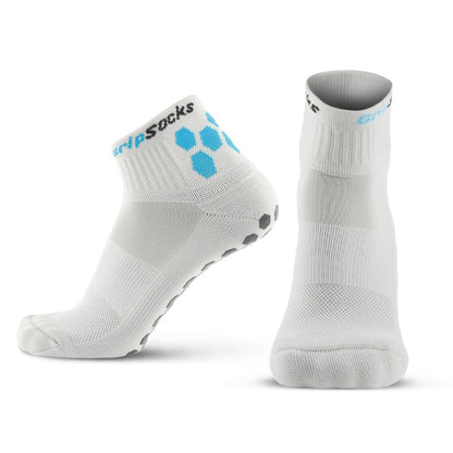 GripSocks for Pickleball - 1/4 Crew Height - Gray