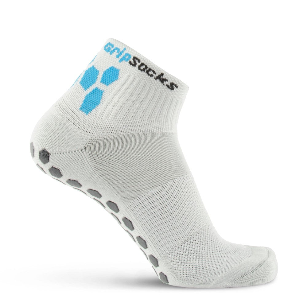 GripSocks for Golf - 1/4 Crew Height - Gray