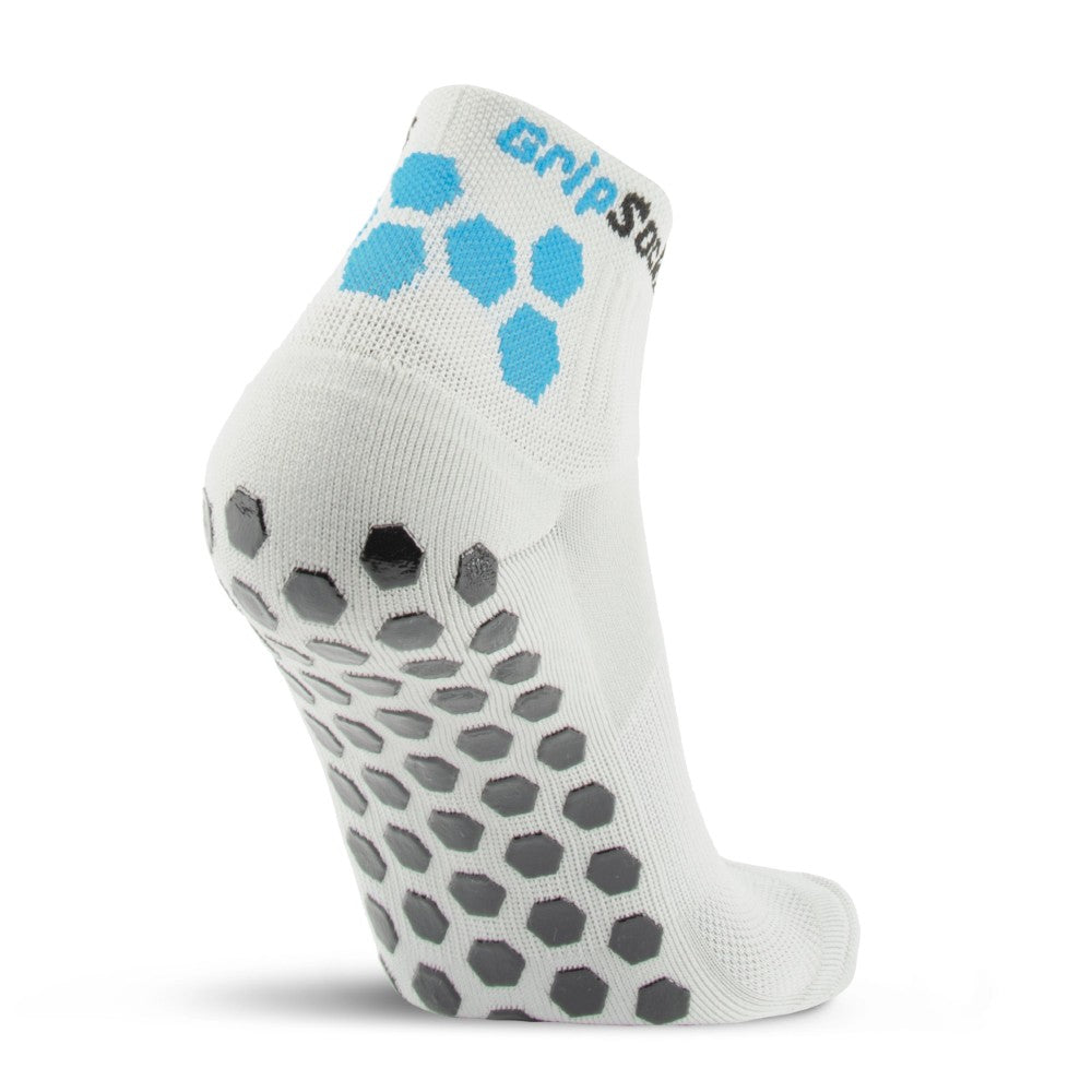 GripSocks for Golf - 1/4 Crew Height - Gray