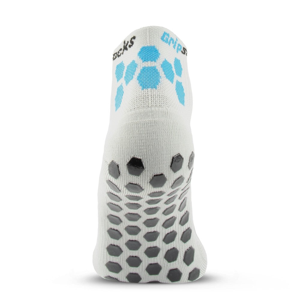 GripSocks for Golf - 1/4 Crew Height - Gray