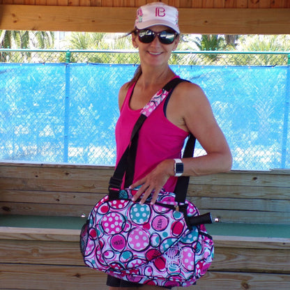 Picckleball Bella Racerback Tank Pink