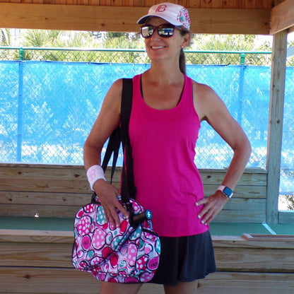 Picckleball Bella Racerback Tank Pink