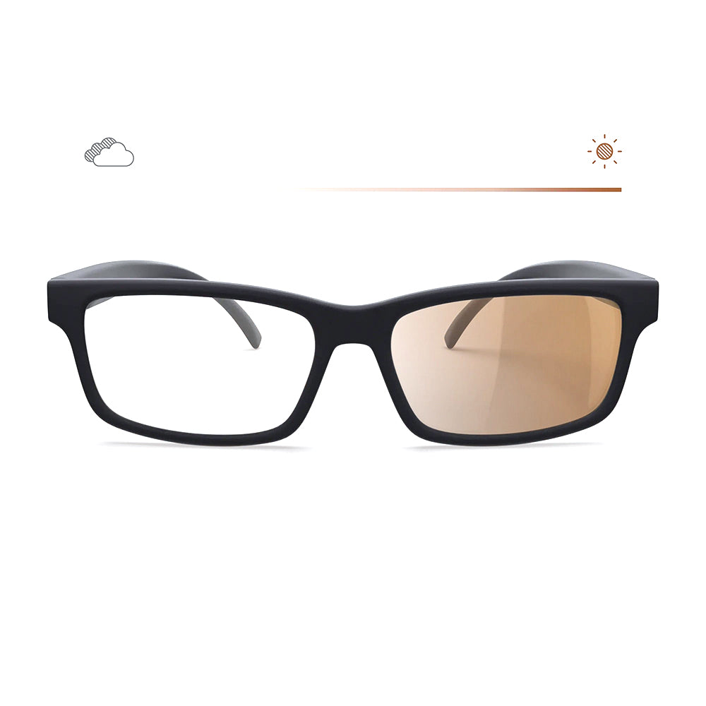 Reks Rectangle Transitions® Xtra Active Prescription Sunglasses