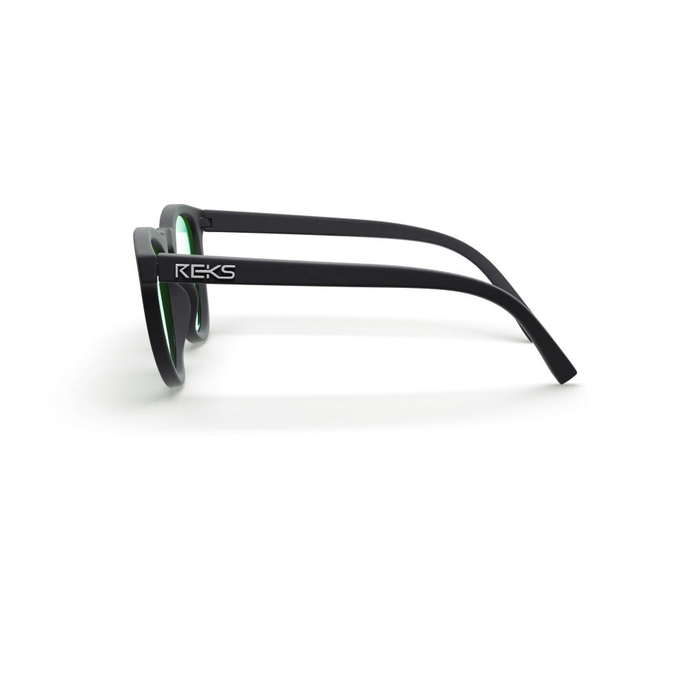 Reks Round Polarized Polycarbonate Prescription Sunglasses