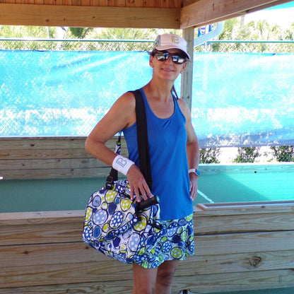 Picckleball Bella Racerback Tank Royal Blue