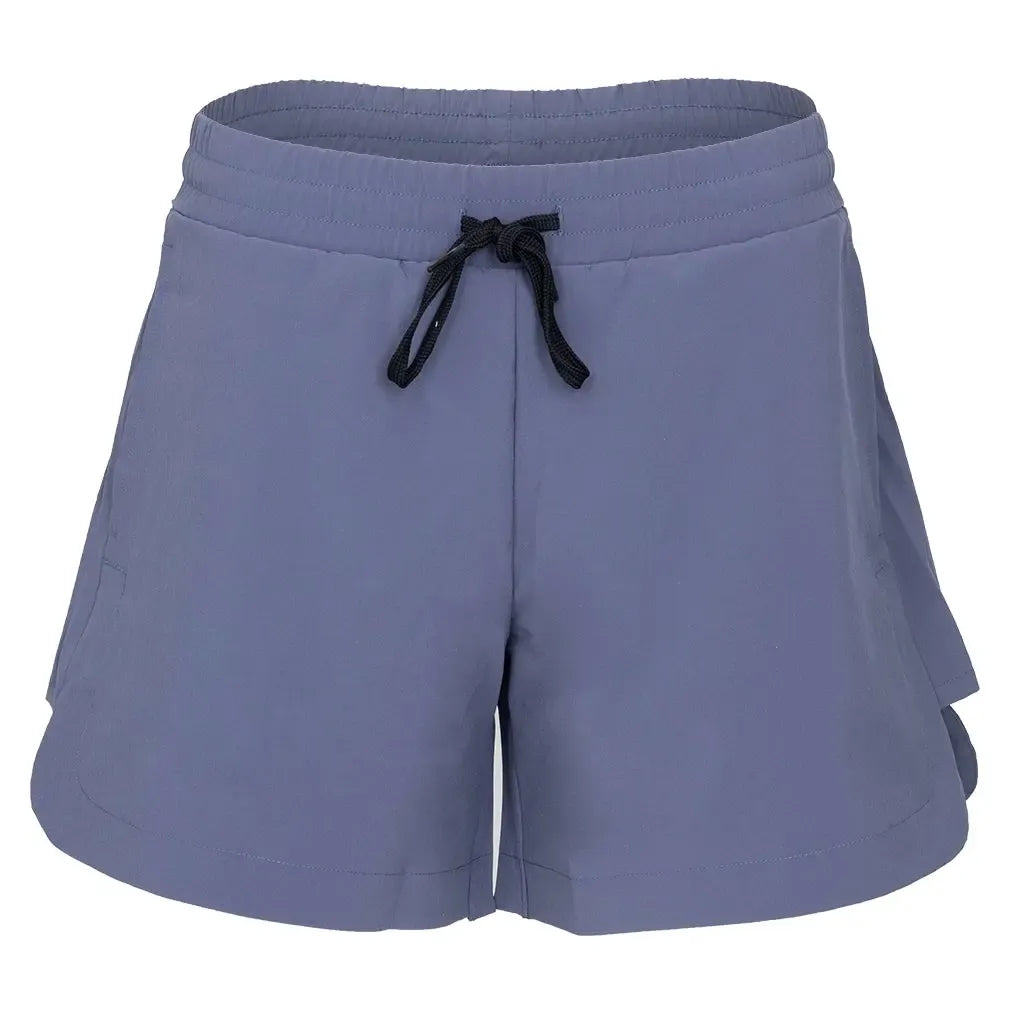 Women's Baila Tennis Short Shadow Blue-Apparel-Inphorm-S25010-2501F25-Tennis Express