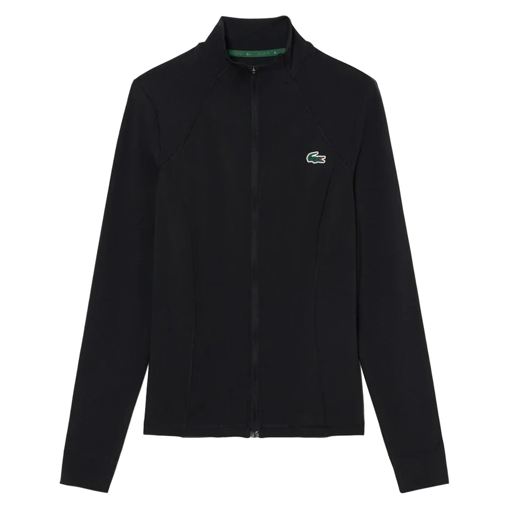 Women's Essentials Tennis Demi-Zip Top Black
