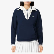 Women's Heritage Quarter Zip Tennis Pullover-Apparel-Lacoste-SF8634-B-HHW-Tennis Express