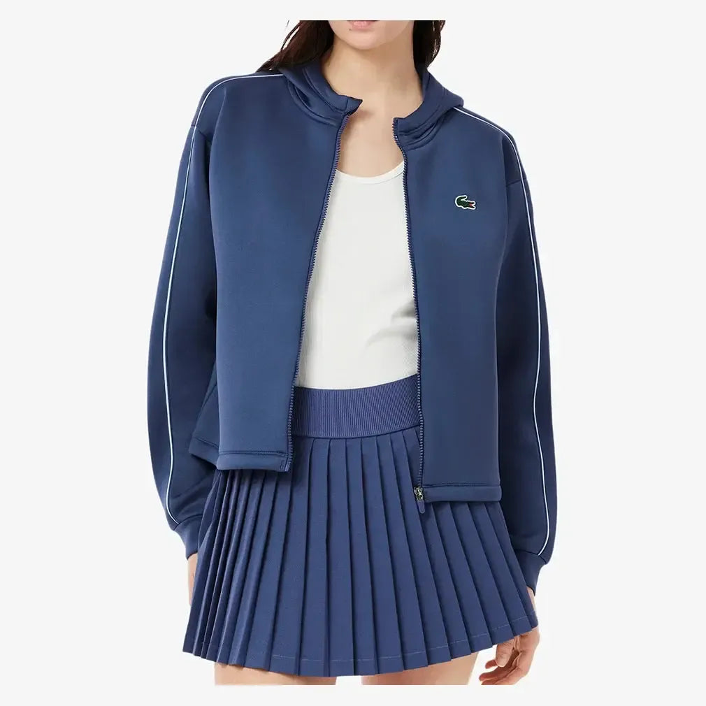 Women's Sport Hooded Tennis Jacket-Apparel-Lacoste-SF8641-S25-HIG-Tennis Express