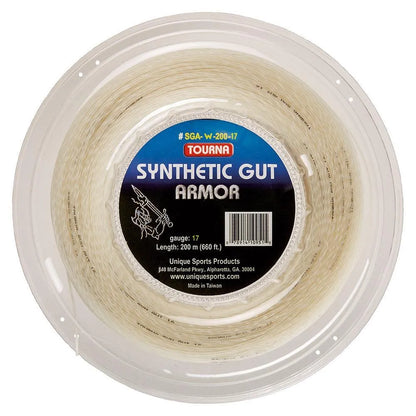 Synthetic Gut Armor Tennis String Reel White-Strings-Tourna-SGA-W200R-17-1-Tennis Express