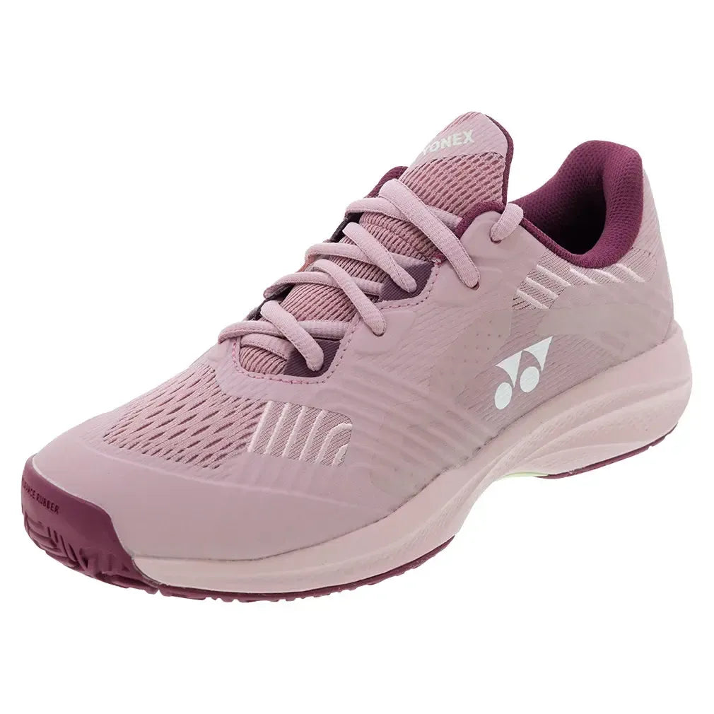 Women's Power Cushion SONICAGE 3 Tennis Shoes Smoke Pink-Footwear-Yonex-SHTSCLASP-S25copy-Tennis Express