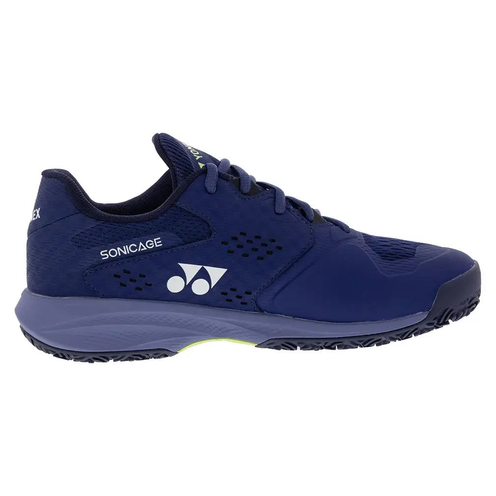 Men's Power Cushion SONICAGE 3 Clay Tennis Shoes Navy Blue