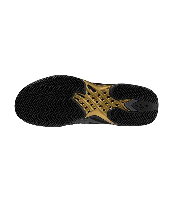 Padel Shoes Mizuno Wave Exceed Tour 6 CC 10th Negro/Oro