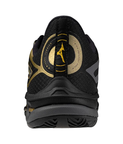 Padel Shoes Mizuno Wave Exceed Tour 6 CC 10th Negro/Oro