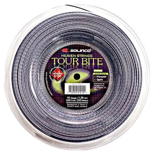 Tour Bite Diamond Rough Tennis String Reel Silver-Strings-Solinco-SOLTBDRR-16-Tennis Express