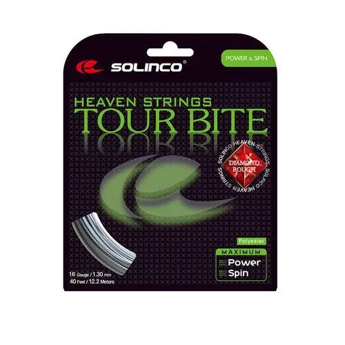 Tour Bite Diamond Rough Tennis String Silver-Strings-Solinco-SOLTBDRSET-16-Tennis Express