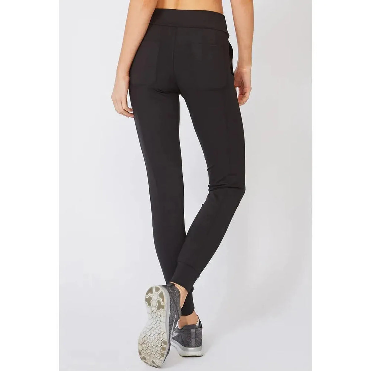 Women's Impact Soul Tennis Pant Black-Apparel-Lija-SS-2388BW-BS22-11-Tennis Express
