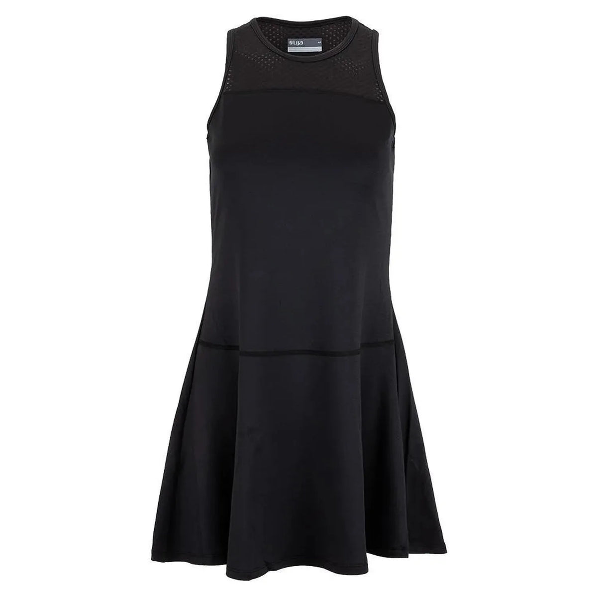 Women's Breeze Tennis Dress-Apparel-Lija-SS-3205BWBU21-Black-Tennis Express