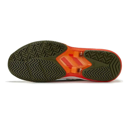Men's AD-ACCEL Tennis Shoes White and Orange