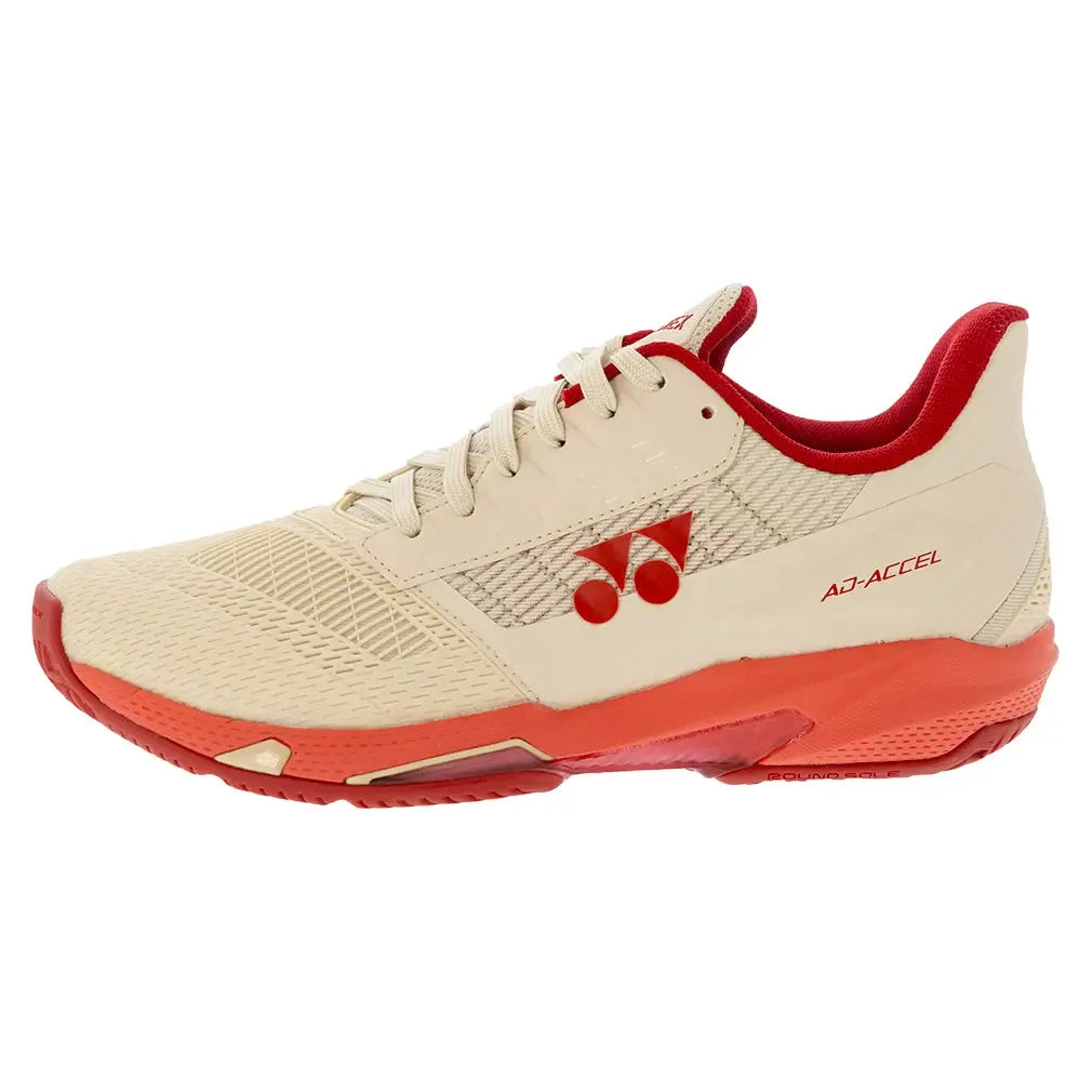 Women's AD-ACCEL Tennis Shoes Beige and Pink