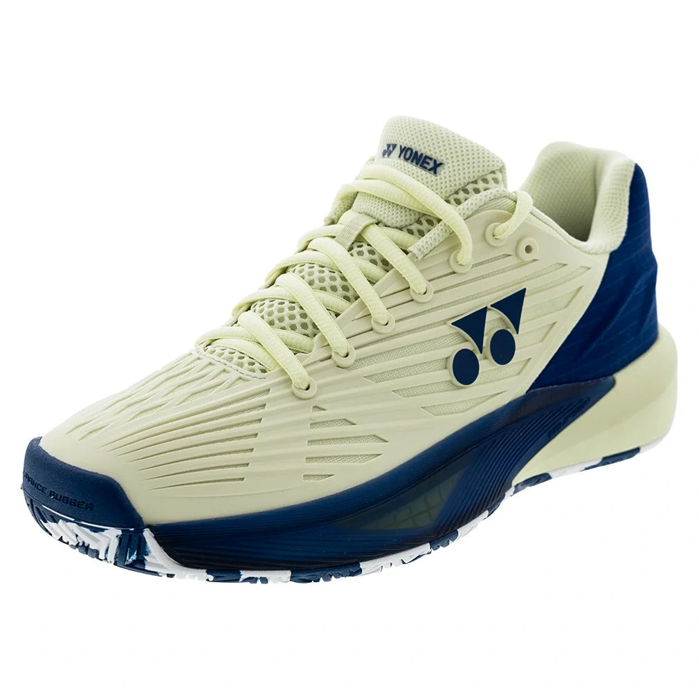 Women's Power Cushion Eclipsion 5 Tennis Shoes Champagne and Navy Blue