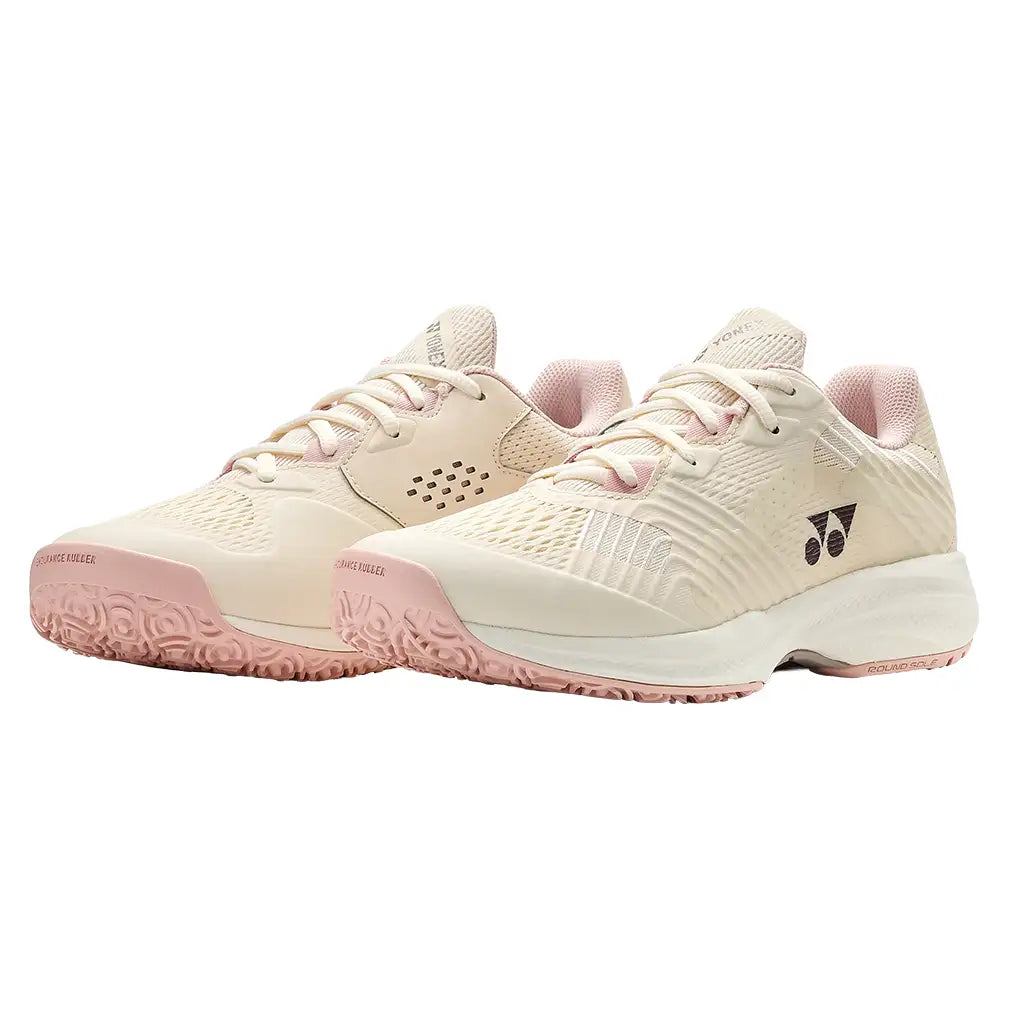 Women's Power Cushion SONICAGE Clay Tennis Shoes Pale Pink