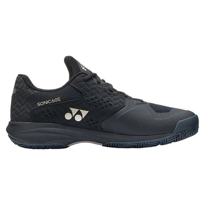 Men's Power Cushion SONICAGE Tennis Shoes Black and Mocha Gray