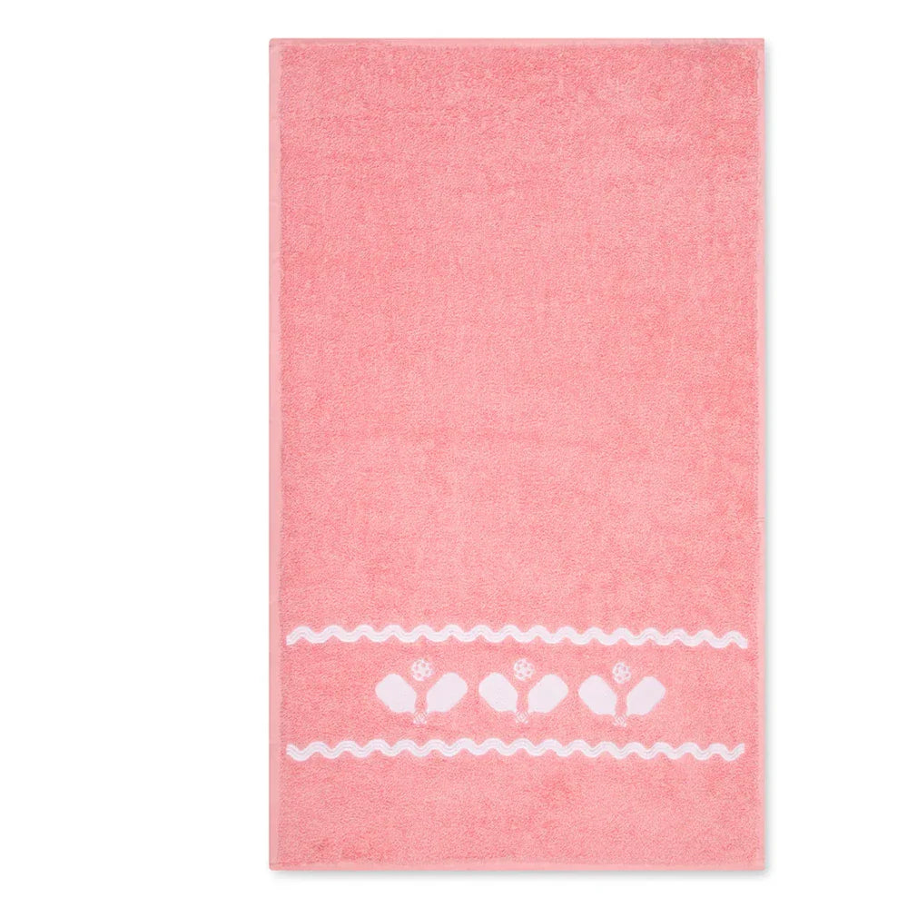 Swift Terry Towel Light Pink Scalloped Paddles-Accessories-Ame and Lulu-STT-SP-X-Tennis Express