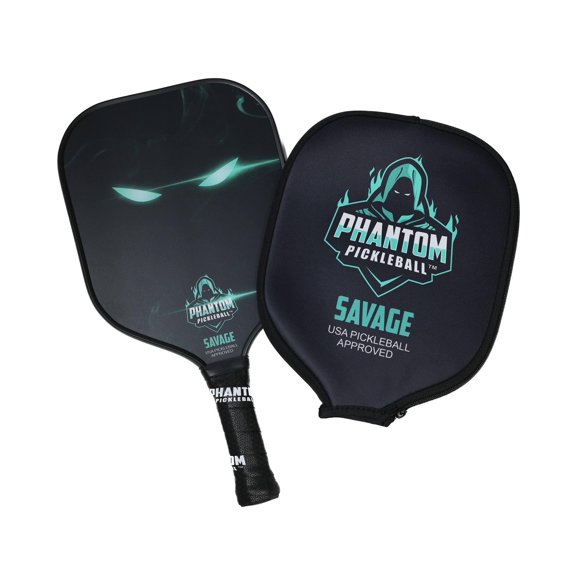 Phantom Pickleball Paddle Savage 13mm & Cover